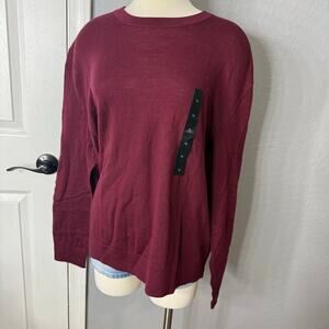 Banana Republic Men’s Merino Wool Sweater Red XL